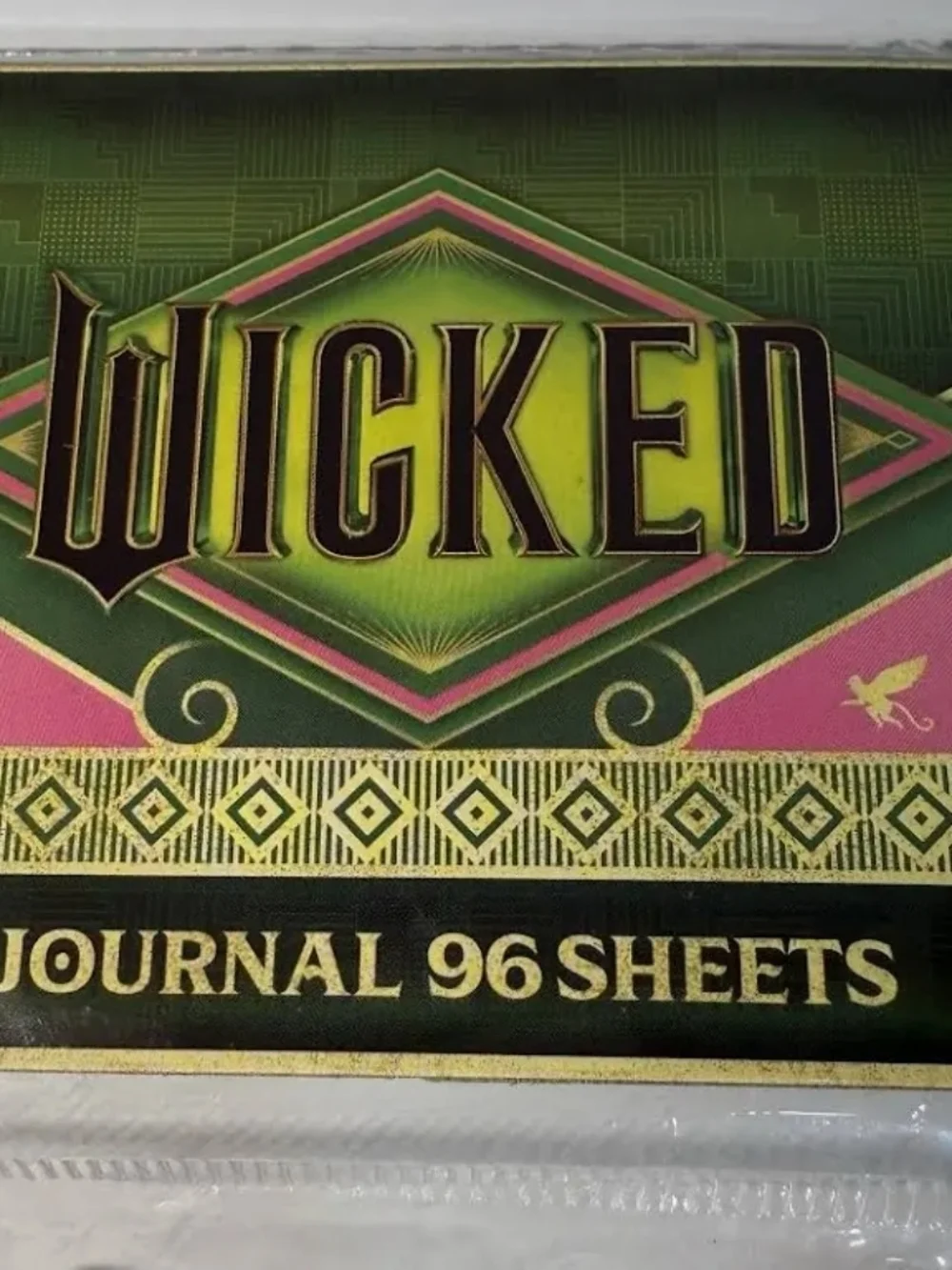 Wicked Together We're Unlimited Spiral Notebook - Pink & Green-NEW!